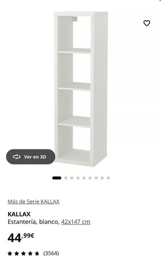 Estantería Kallax IKEA Blanca