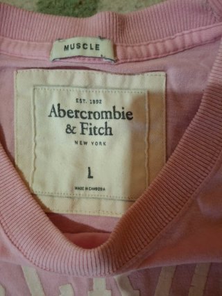 Camiseta Abercrombie & Fitch Rosa