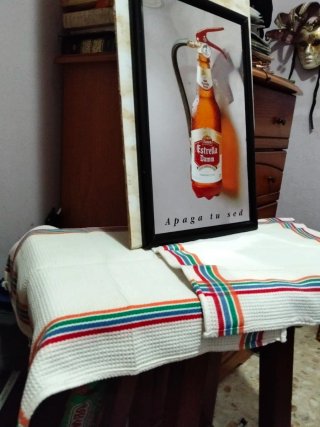 Cuadro Espejo Estrella Damm Apaga tu sed