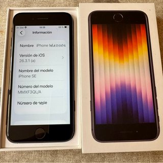 iPhone SE 3a Gen 2022 color Negro Medianoche
