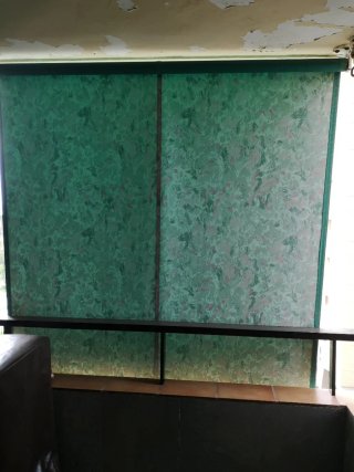 "URGE VENDER" 4 TOLDOS VERDES ENROLLABLES VERTICAL