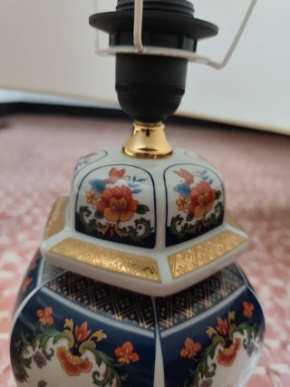 Lámpara de mesa porcelana china
