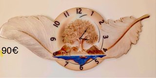 Reloj Decorativo Mujer Resina Epoxi