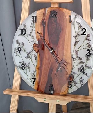 Reloj Decorativo Mujer Resina Epoxi