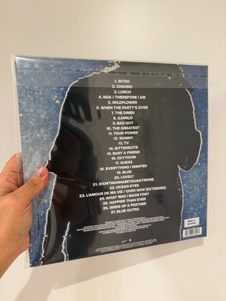Vinilo Billie Eilish The Tour Live 3LP Color