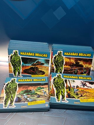 cómic, tapa dura HAZAÑAS BELICAS 1 al 51 faltando 7 , 44 tomos de 75 -Planeta DeAgostini