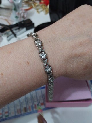Bracciale vintage simil tennis