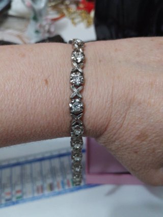 Bracciale vintage simil tennis