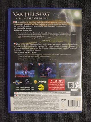 Van Helsing PS2 PAL UK