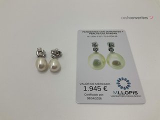 pendientes oro 18k con piedra