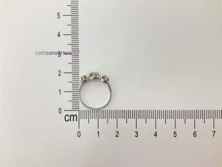 anillo platino con piedra