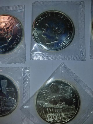 8 Monedas Plata 2000 Ptas (1994-2001)