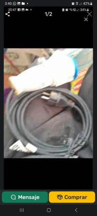 Cable convertidor 220V a 380V trifásico