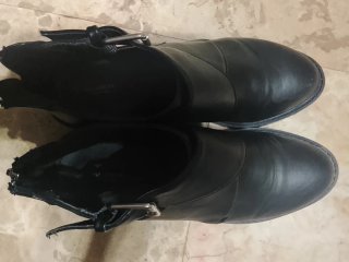 Botines abiertos Pull&Bear negros mujer T.36