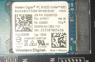 SSD M.2 Western Digital SN520 128GB