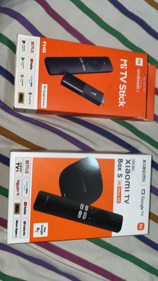 Xiaomi TV Stick y Box S 4K UHD APPS 30 € 40 €