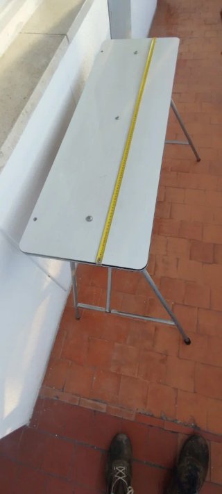 Mesa plegable de costura
