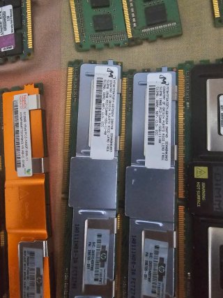 Lote Memorias RAM Corsair, HP, SOP