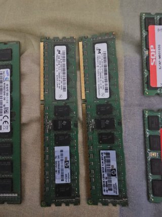 Lote Memorias RAM Corsair, HP, SOP