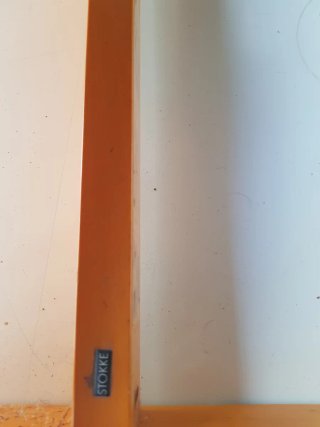 Sedia legno arancio Tripp Trapp Stokke