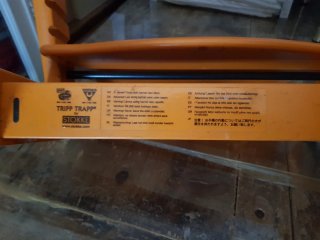 Sedia legno arancio Tripp Trapp Stokke