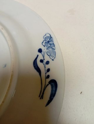 Plato chino antiguo firmado