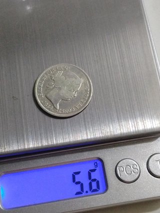 Moneda Plata 4 Reales Isabel II 1864