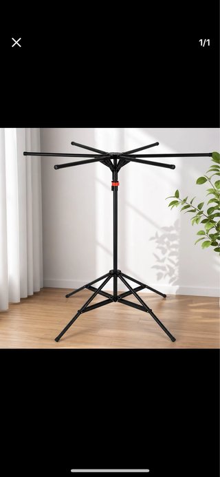 Tendedero Plegable Negro