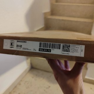 Estantería IKEA BAGGEBO Blanca Metálica