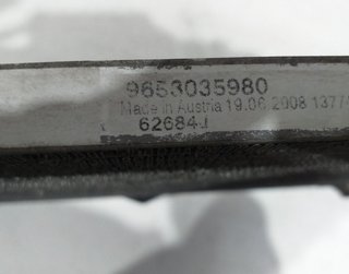 Peugeot 384914 9653035980 condensador radiador 207