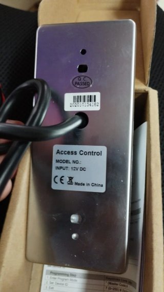 Control Acceso Huella IP66 Exterior