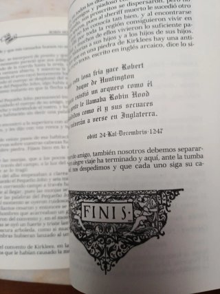 Libro antiguo las aventuras de Robin hood