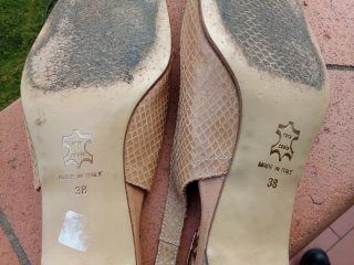 Scarpe donna Giudici beige slingback