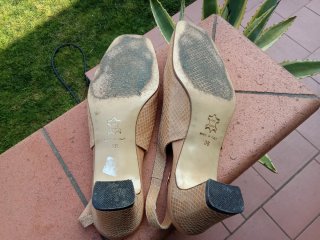 Scarpe donna Giudici beige slingback