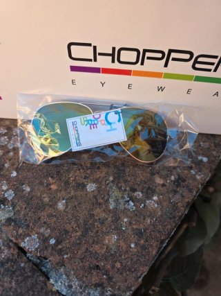 Occhiali da sole Choppers Eyewear Aviator Oro