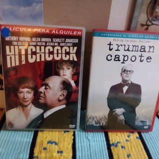 Lote DVD Hitchcock y Truman Capote