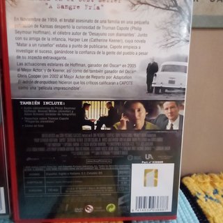 Lote DVD Hitchcock y Truman Capote