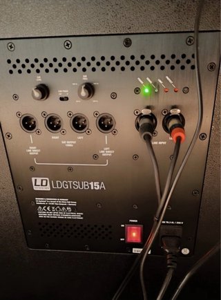 Subwoofer LD Systems GT SUB 15 A Negro
