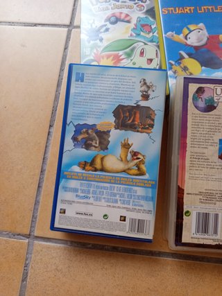 4 VHS El Príncipe de Egipto, Stuart little 2 ..