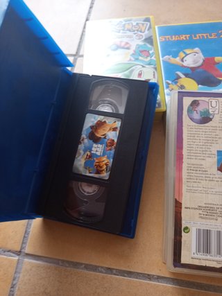 4 VHS El Príncipe de Egipto, Stuart little 2 ..