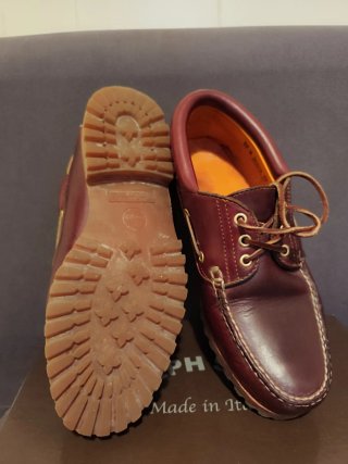 Timberland Scarpe Classic Pelle Marrone Rosso