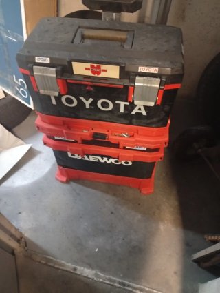 Carro de herramientas Toyota y Daewoo