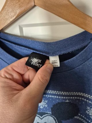 Felpa Topman Mickey Mouse Natale Blu