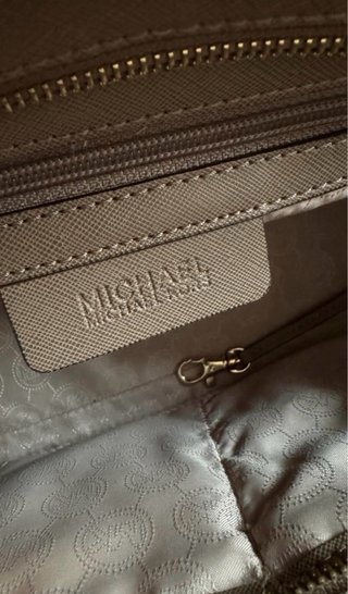 Michael Kors Borsa a spalla Selma in pelle marrone