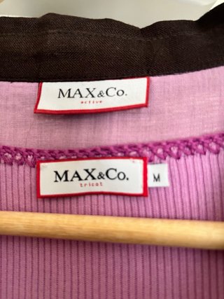 Completo Max&Co Lino Cotone Marrone Rosa