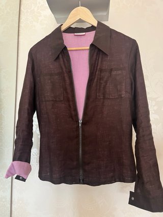 Completo Max&Co Lino Cotone Marrone Rosa