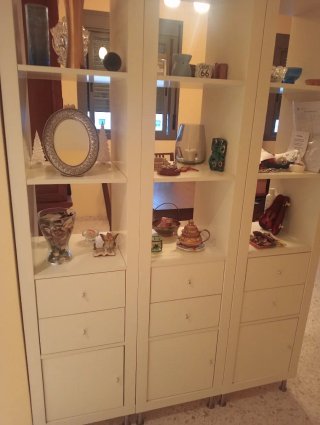 Tres estanterías Ikea Blanca Modular