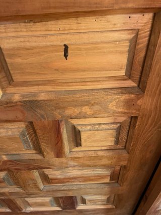 Puerta madera rústica
