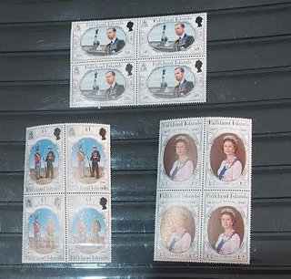 (nu254/258)FALKLAND DEFINITIVE 1977/1986