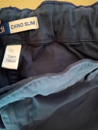 Pantaloni ragazzo Okaidi blu 12 anni